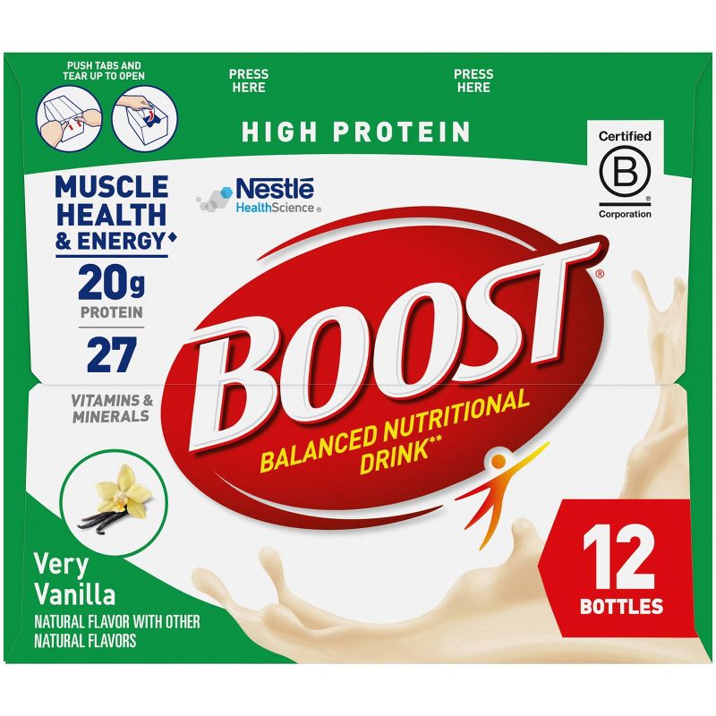 Boost High Protein Nutritional Drink - Very Vanilla - 8 fl oz/12pk, 6 of 7