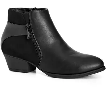 | Women's Fit Emilia Ankle Boot - Black - 11w