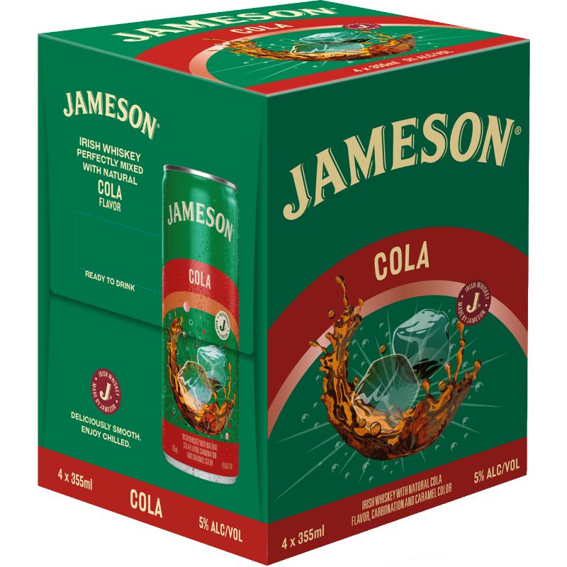 Jameson Cola RTD - 4pk/12 fl oz Cans, 2 of 6