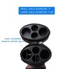 GSE 2x2 Oval Billiard Pool Cue Stick Carrying Case, Holds 2 Butts and 2 Shafts Pool Cue Sticks - 3 of 4