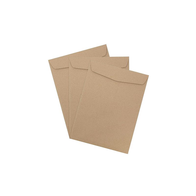 JAM Paper 10 x 13 Open End Catalog Envelopes Brown Kraft Paper Bag 6315603I, 3 of 5
