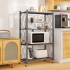 SKONYON Storage Shelves Foldable metal shelves Garage Shelving Units 4-Tier and 5-Tier - 2 of 4