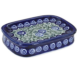 Blue Rose Polish Pottery 1654 Zaklady Soap Dish - 1 of 1