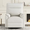 360° Swivel Recliner Chair, Swivel Recliner With Padded Back And Cushions, Reclining Pull Device, Tiltable Steel System - 2 of 4