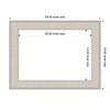 Amanti Art Cottage White Silver Framed Magnetic Dry Erase Board - 4 of 4