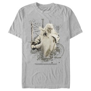 Men's The Lord of the Rings Fellowship of the Ring Gandalf Ready for Battle T-Shirt - 1 of 4