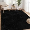 4x6 Ultra Soft Plush Carpet ¨C Navy Blue Fluffy Washable Area Rug ¨C Non-Slip Kids Room Rug Cozy Throw for Boys Girls Dorm Decor - 3 of 4