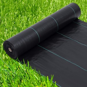 coucheta 4ft x 250ft Premium Weed Barrier Landscape Fabric, 5oz Heavy Duty, Weed Control Fabric, High Permeability Good for Flower Bed - 1 of 4