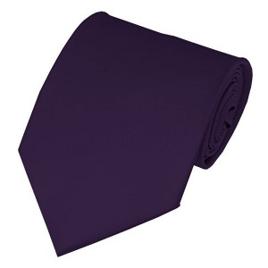 Men's Solid Color Traditional 3.35 Inch Wide And 58 Inch Long Neckties - 1 of 4