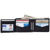 Alpine Swiss RFID Luka Men's Flip ID Wallet Deluxe Capacity Bifold With Divided Bill Section Comes in a Gift Box - 4 of 4