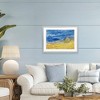 Stupell Industries Land Meets Sky Expressionist Framed Print Under Glass - 3 of 4