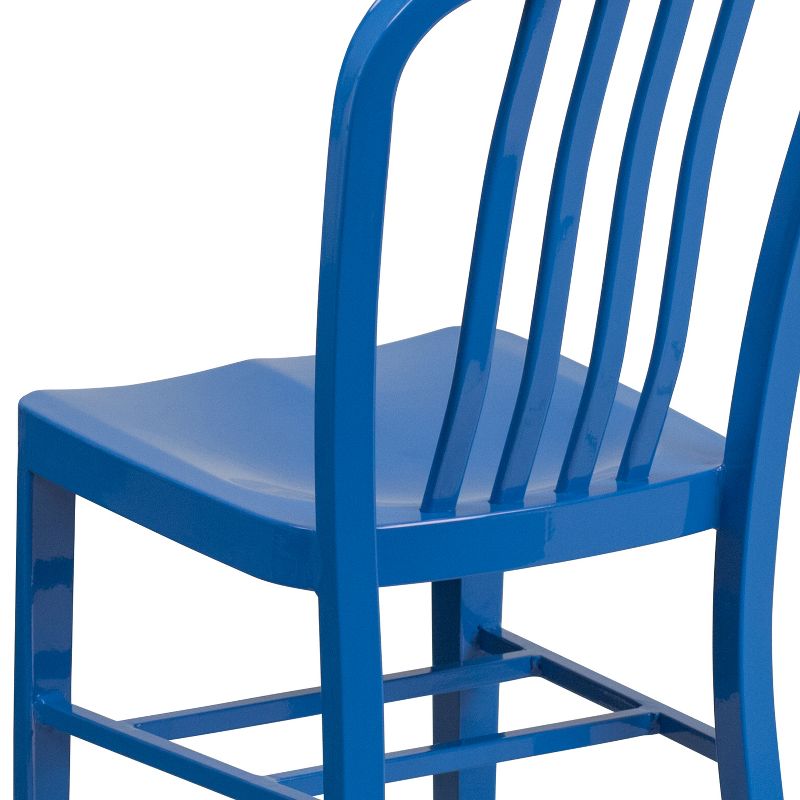 Flash Furniture Commercial Grade Metal Indoor-Outdoor Chair, 6 of 13