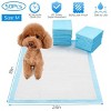 Racxily 50Pcs/Set Dog Training Pads Puppy Pee Pads Cat Wee Mats Potty-Train 24x18In M - 2 of 4