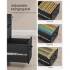 File Cabinet, Office Filing Cabinet with Lock, Pre-Assembled, 17.7 x 14.4 x 25.4 Inches - 4 of 4