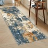 Modern Abstract Washable Rug for Living Room, Stain Resistant Non-Shedding Area Rug for Bedroom, Dining Room, Home Office - 2 of 4