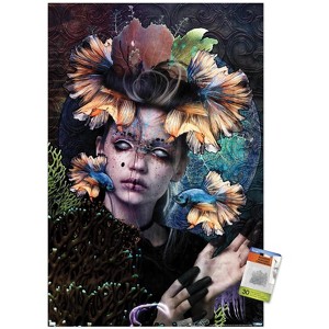 Trends International Jena DellaGrottaglia: Cosmic Zodiac - Pisces Unframed Wall Poster Prints - 1 of 4