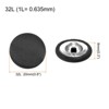 Unique Bargains Blouses Sweater Round Aluminum Cotton Fabric Cloth Covered Buttons 10 Pcs - 2 of 4