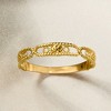Ross-Simons Italian 14kt Yellow Gold Rope-Edge Station Ring - 4 of 4