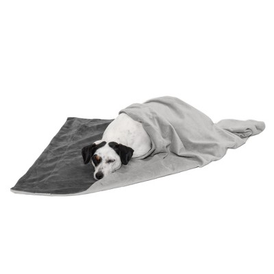 FurHaven Waterproof Velvet Pet Throw Blanket for Dogs & Cats