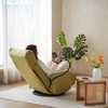 Adjustable 360° Swivel Lounge Chair with Head & Waist Support, Foldable Reclining Game Chair with Built-in Spring Seat and Phone Holder - 2 of 4