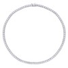 EVERLY JEWELRY | Sterling Silver 46 1/3 CT TGW Cubic Zirconia Tennis Necklace, 17 inc - 4 of 4