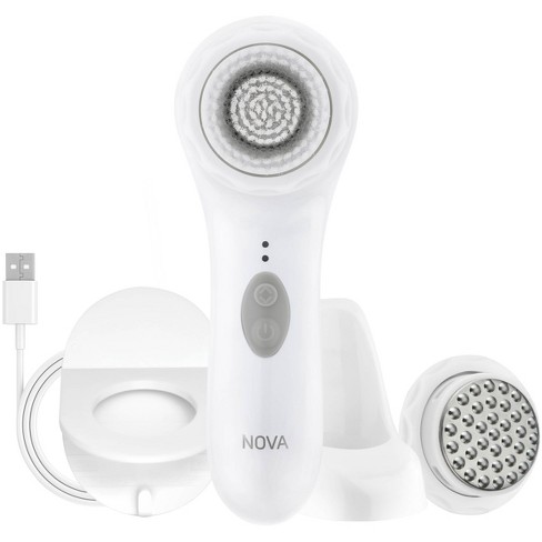 Spa Sciences Nova Sonic Facial Brush With Antimicrobial Brush