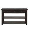 Modern Entryway Table, 48" Pine Wood Console Table with 3 Top Drawers and 2 Open Style Bottom Shelves, for Living Room, Dining Room and Corridor - 2 of 4