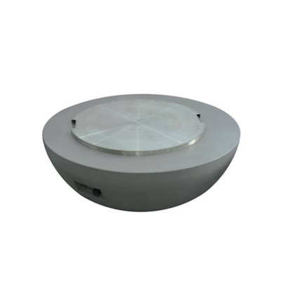 Lunar Round Stainless Steel Fire Pit Lid, 32-Inch