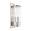 Livex Lighting Hillcrest 3 - Light Wall Light in  Brushed Nickel - 2 of 2