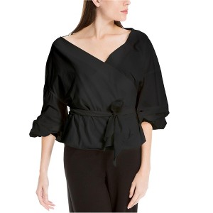 Max Studio London Womens Belted Wrap Blouse - 1 of 1