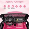 Jojoka  24V 7AH Kids Ride On Truck, 2-Seater Electric Vehicle with Switchable 2WD/4WD, Remote Control, Lights, MP3, and Spring Suspension - 3 of 4
