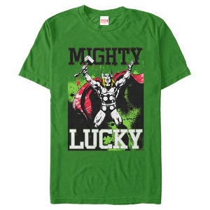 Men's Marvel St. Patrick's Day Mighty Lucky Thor T-Shirt - 1 of 4