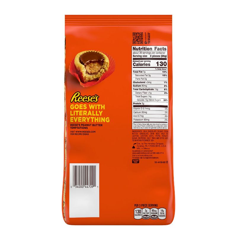 Reese&#39;s Miniatures Milk Chocolate Peanut Butter Cups Candy - 35.6oz, 5 of 10