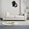 NicBex Modern 3-Seat Luxury Tufted Design Sofa Couch for Living Room,Bedroom,Velvet Upholstered Lounge Settee Sofa with Deep Cushions - 2 of 4