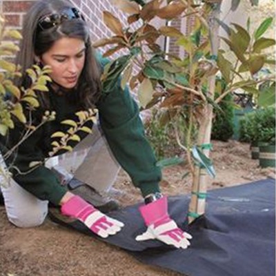 ProShield 4'x300' Heavy-Duty Black Polypropylene Weed Barrier Fabric