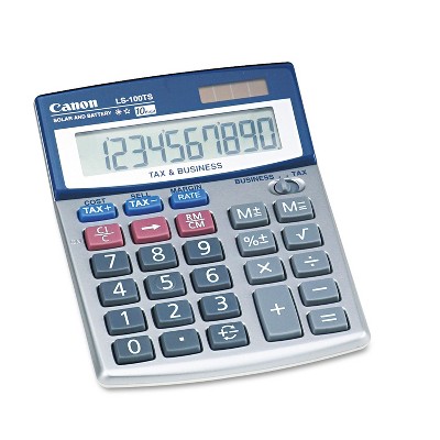 Canon LS-100TS Portable Business Calculator 10-Digit LCD 5936A028AA