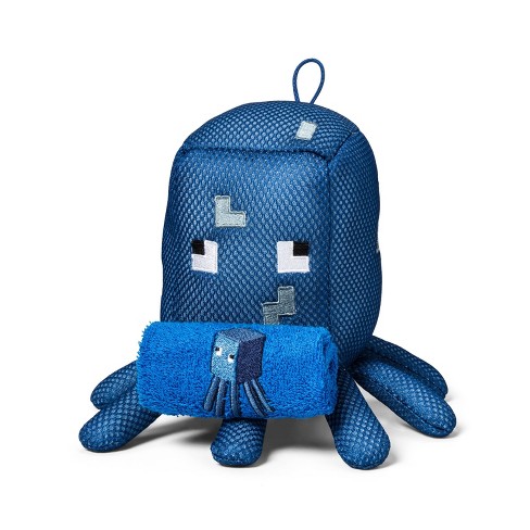 7 Inch Minecraft Squid Plush Toy Blue Branded Soft Toys
