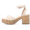 Journee Collection Womens Eianna Ankle Strap Platform Sandals - 2 of 4