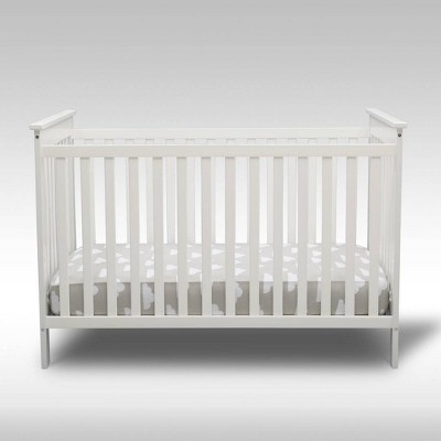 Delta Children Adley 3-in-1 Convertible Crib, Greenguard Gold Certified - Bianca White