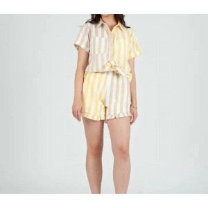 Women's Sunshine Stripe Shorts - LUCCA - 1 of 4