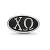 Black Bow Jewelry Sterling Silver Chi Omega Greek Life Bracelet Bead Charm - 3 of 4