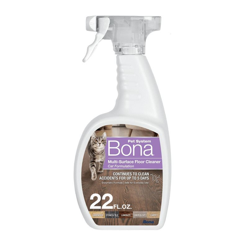 Bona Pet Enzymatic Multi-Surface Floor Cleaner and Cat Stain &#38; Odor Remover - 22 fl oz, 1 of 9