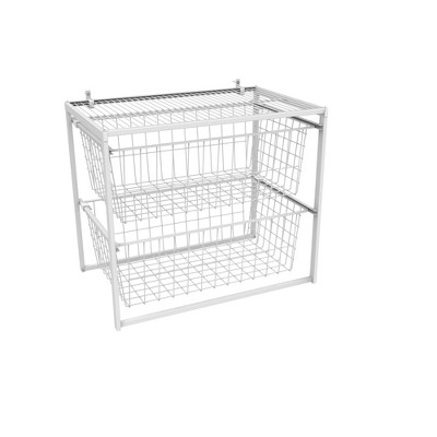 target storage units with baskets