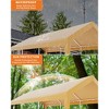 COZONY Heavy Duty Carport with 8 Legs, Portable Garage Shelter with All-Season Tarp for Car Truck and SUV - 2 of 4