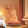 Yaheetech 4ft Pre-Lit Artificial Christmas Tree with 70 LED Lights & Metal Stand - 2 of 4