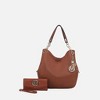 MKF Collection Ashley Vegan Leather Women’s Hobo Shoulder Bag with Wristlet Wallet by Mia K - 2 of 4