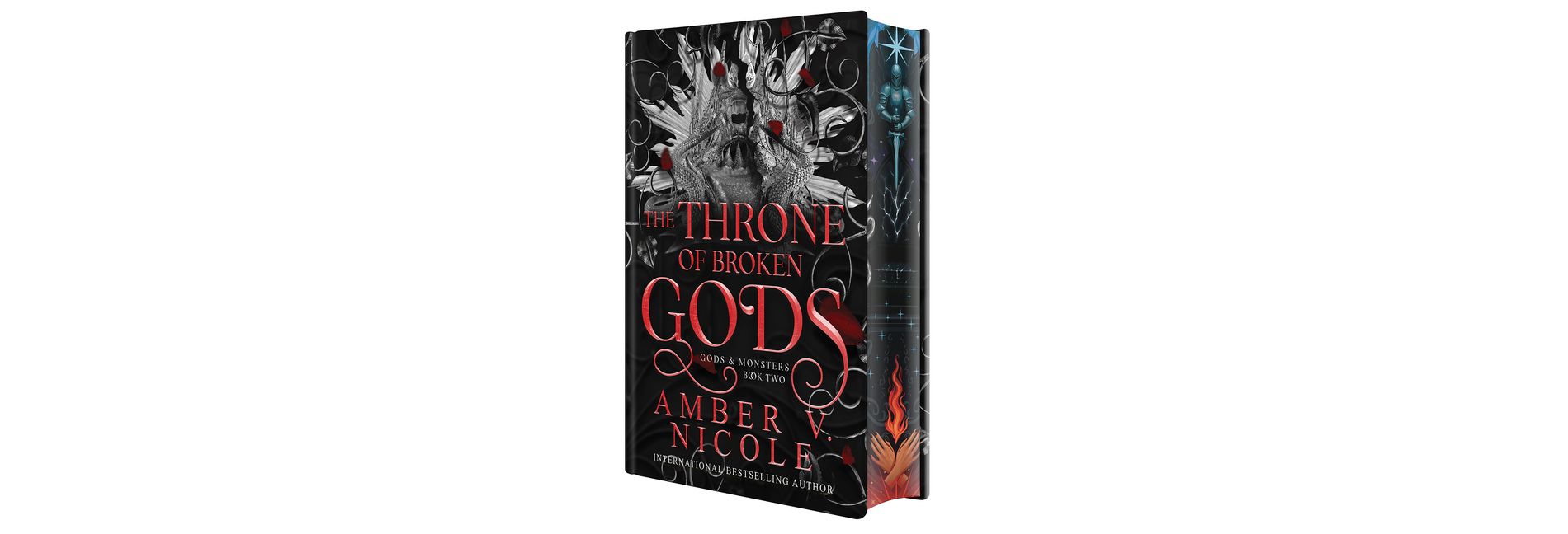 Throne of Broken Gods DLX - by Nicole, Amber V. (Hardcover)