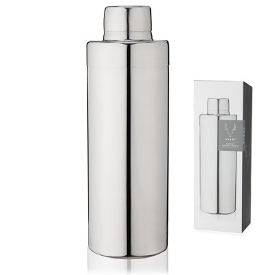 Viski Element Stainless Steel 24oz Cocktail Shaker with Strainer