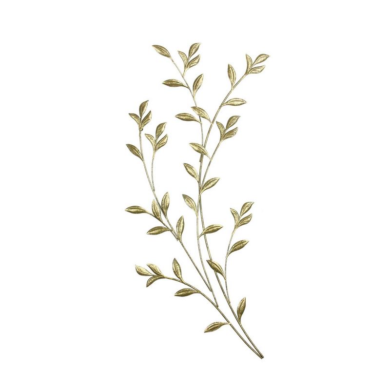 Saba Leafy Boughs Wall Art Gold - Brewster, 1 of 3