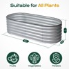 Aoodor 4 in 1 Modular Aluzinc Metal Raised Garden Bed - Outdoor Garden Planter Box - 4 of 4